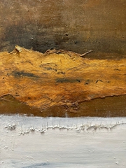 Arbeit mit Holz und Hundehaaren